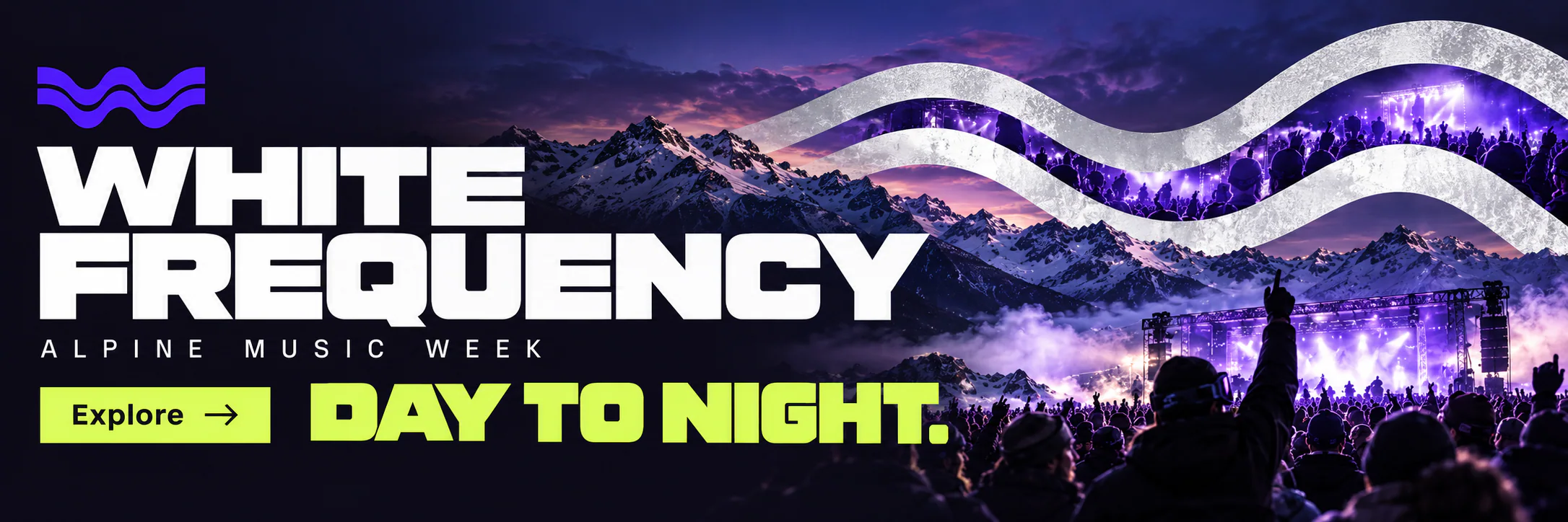 WHITE FREQUENCY · Digital ad · landscape format