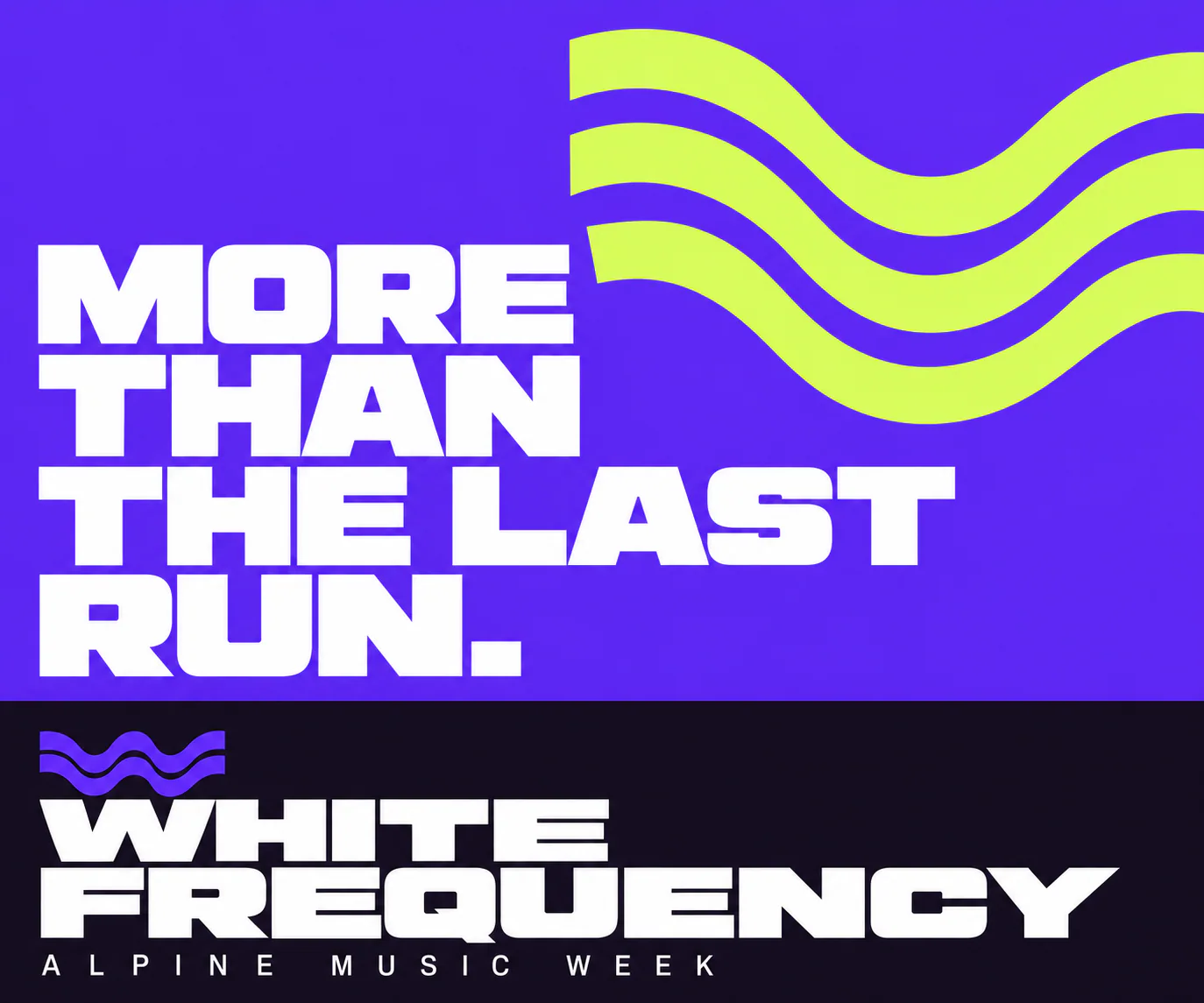 WHITE FREQUENCY · Digital ad · display format